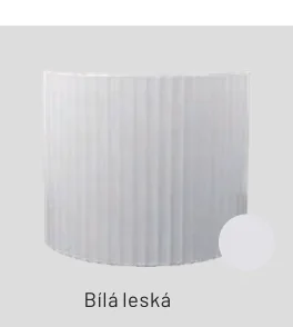 Bílá lesklá — ukázka HOXTER