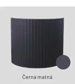 Černá matná — ukázka HOXTER